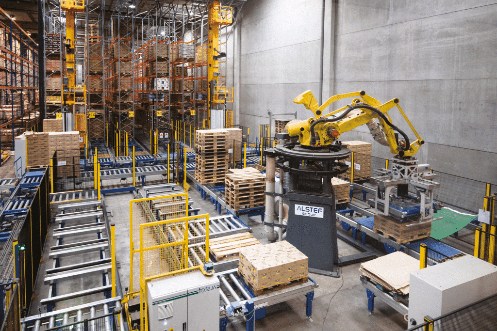 Warehousing and intralogistics solutions for automated material handling