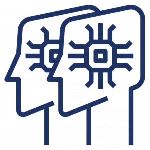 Cyber integration icon