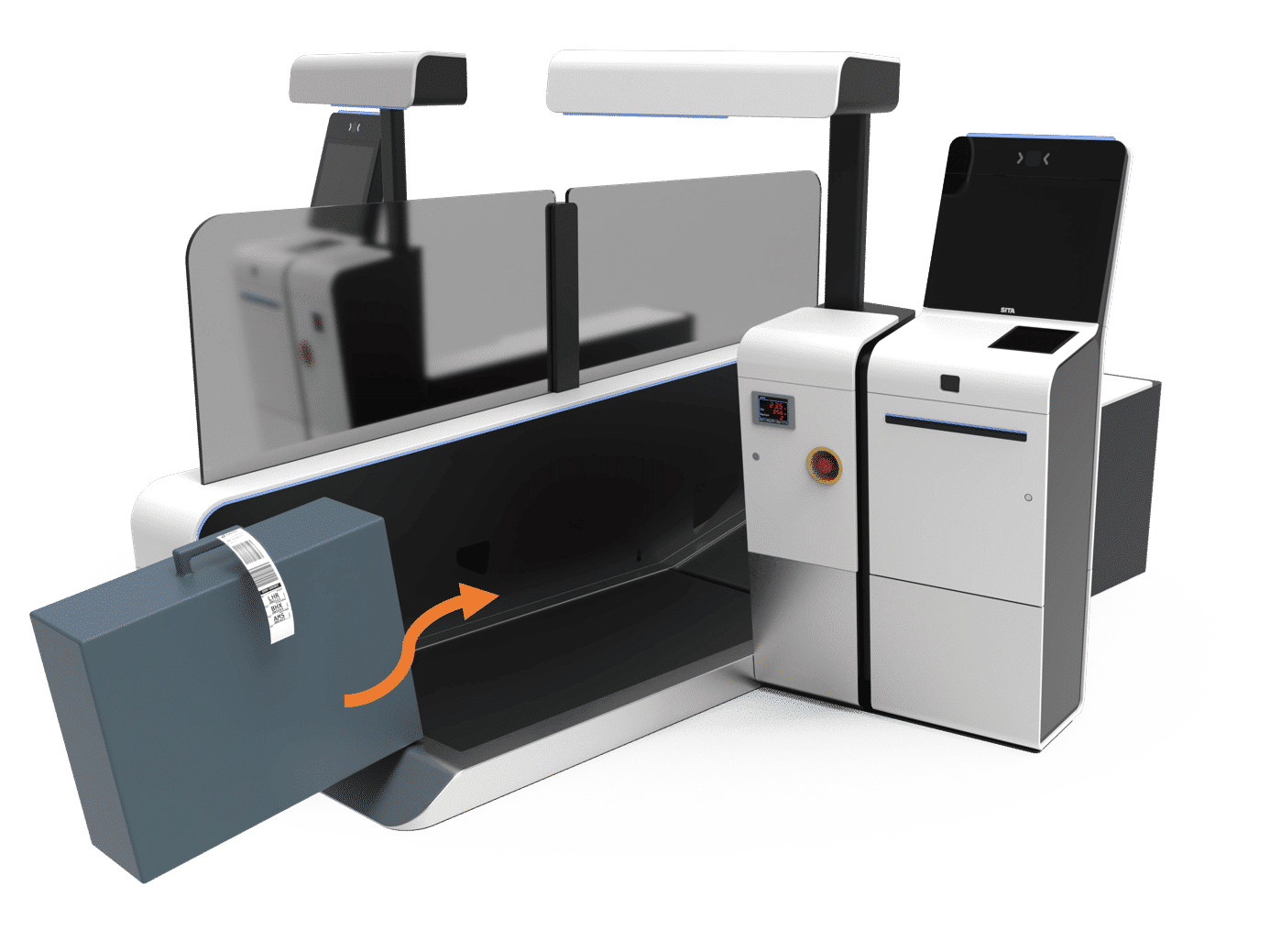 Convoyeur de chargement ergonomique et facile, impression d'artiste