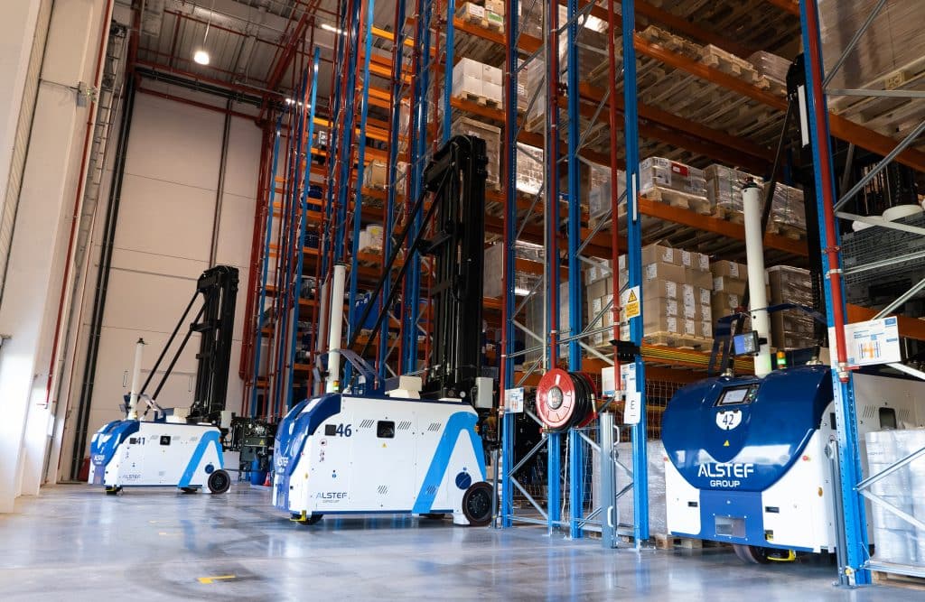 AGV Stockage L'Oréal Ormes Alstef Group BA Systèmes