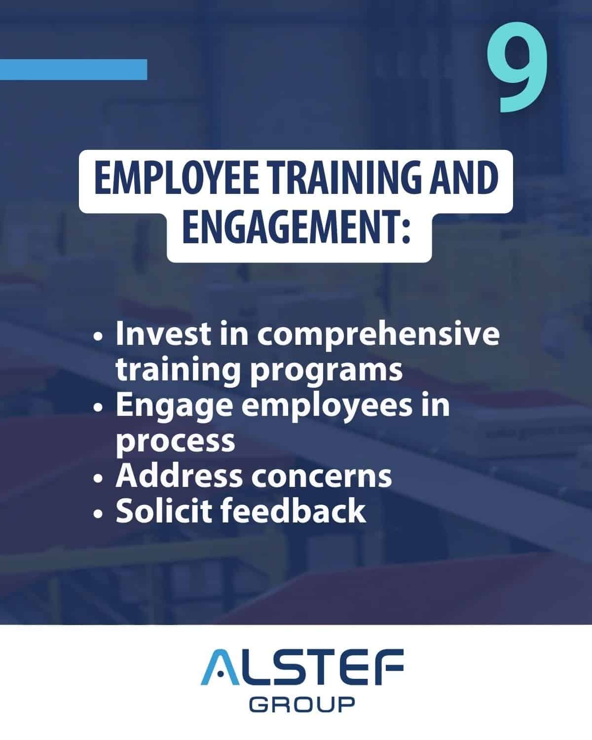 Employee training and engagement