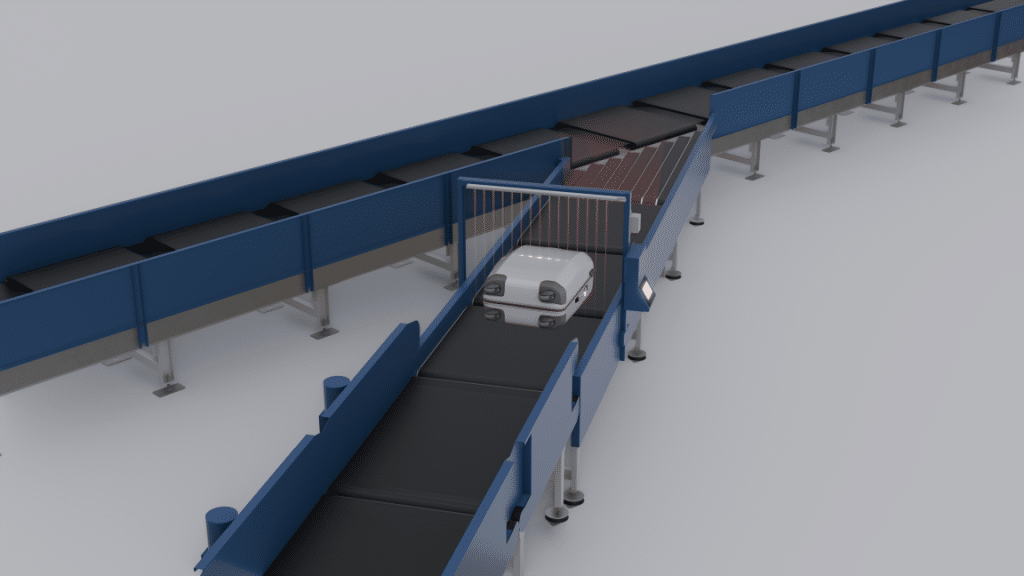 Convoyeur de ligne d'admission