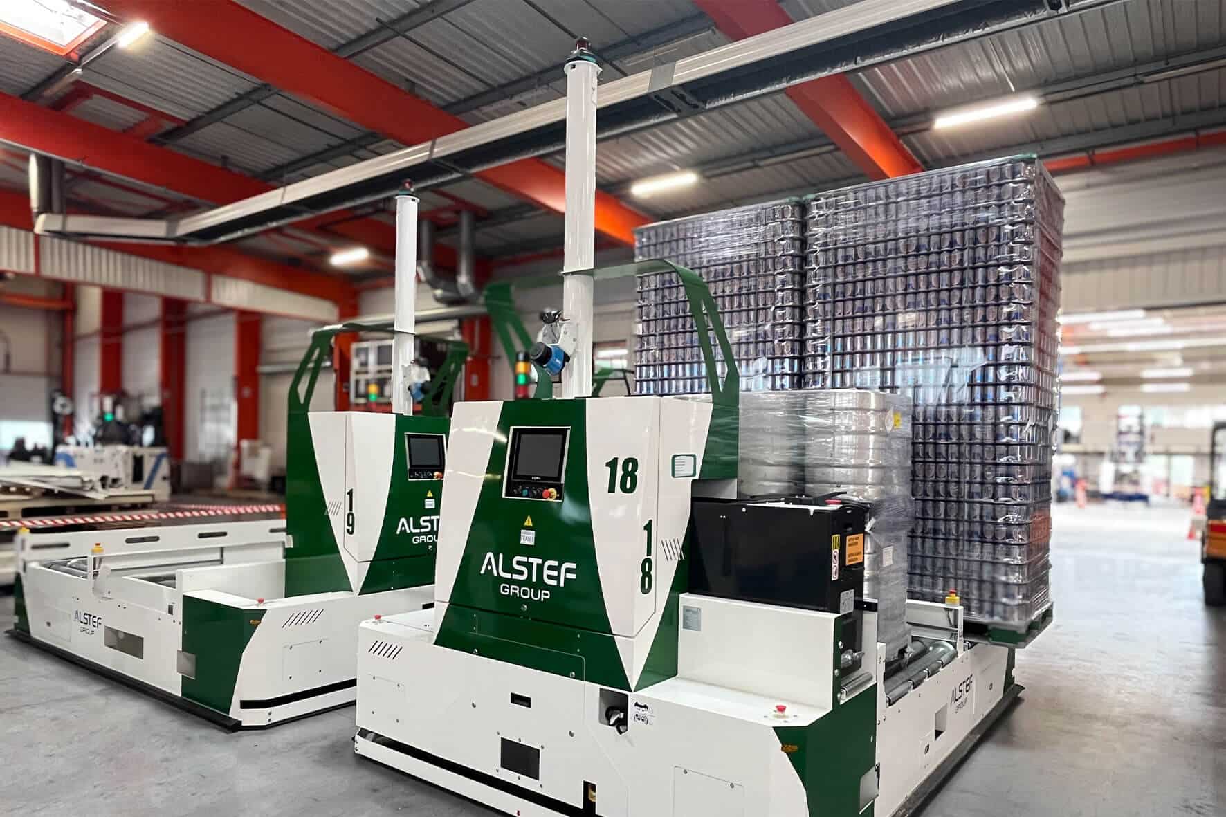 Heineken Seville Warehouse automation by AGV Alstef Group