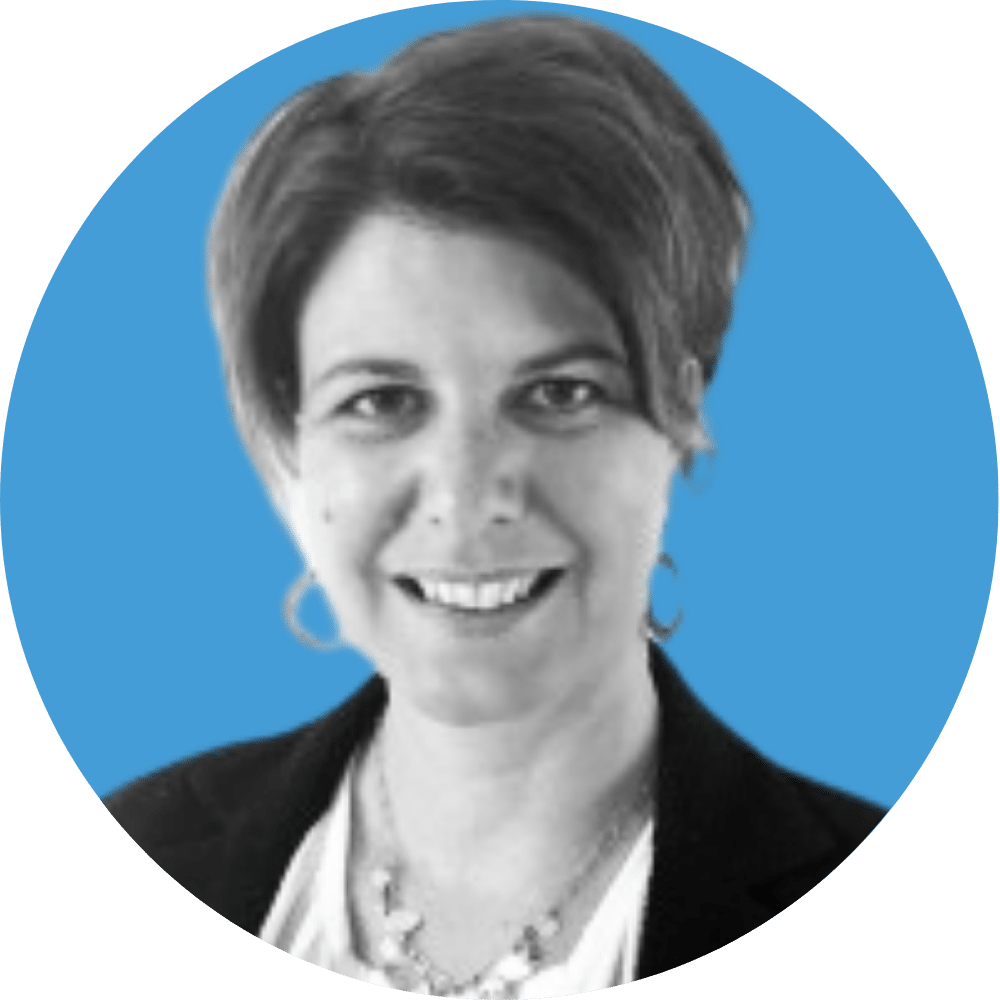 Portrait de Jean Artur sur cercle bleu