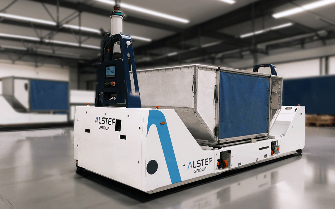Automated Guided Vehicles - AGV for ULD container transport - Air Cargo