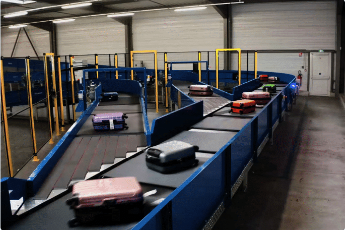 Cross-belt sorter