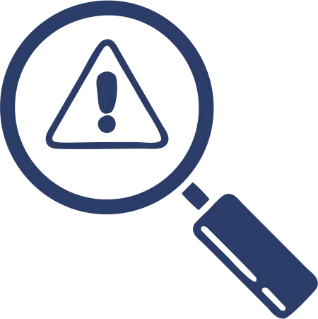 Fault finding icon